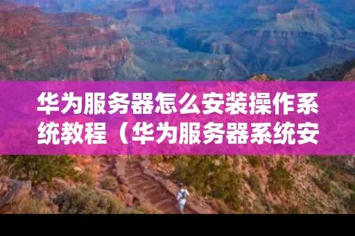 华为服务器怎么安装操作系统教程（华为服务器系统安装步骤）