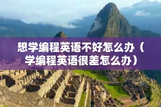 想学编程英语不好怎么办（学编程英语很差怎么办）