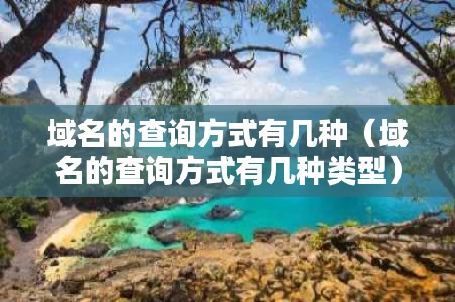 域名的查询方式有几种（域名的查询方式有几种类型）