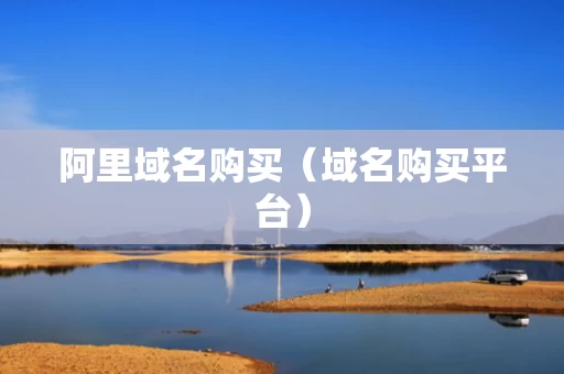 阿里域名购买（域名购买平台）
