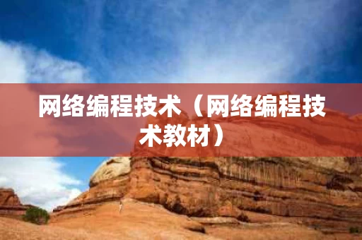 网络编程技术（网络编程技术教材）