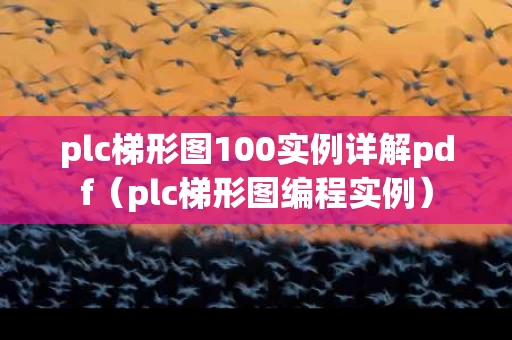 plc梯形图100实例详解pdf（plc梯形图编程实例）