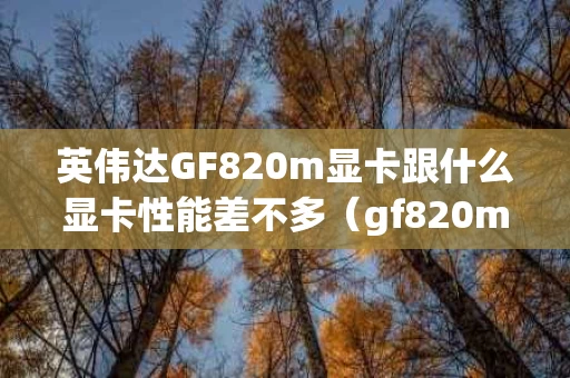 英伟达GF820m显卡跟什么显卡性能差不多（gf820m相当于什么显卡）