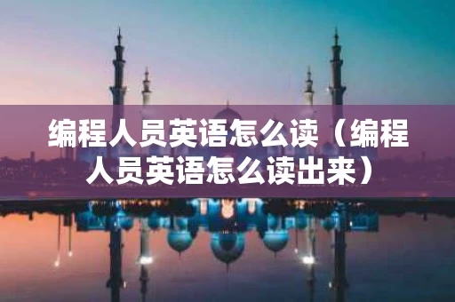 编程人员英语怎么读（编程人员英语怎么读出来）