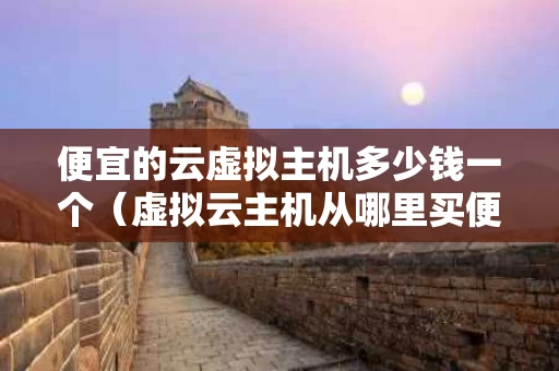 便宜的云虚拟主机多少钱一个（虚拟云主机从哪里买便宜）