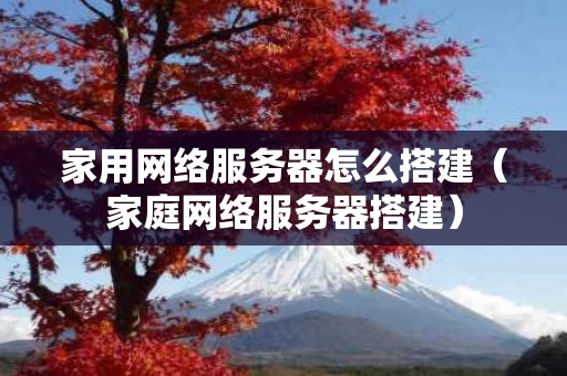 家用网络服务器怎么搭建（家庭网络服务器搭建）