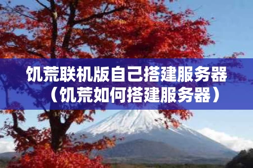 饥荒联机版自己搭建服务器（饥荒如何搭建服务器）