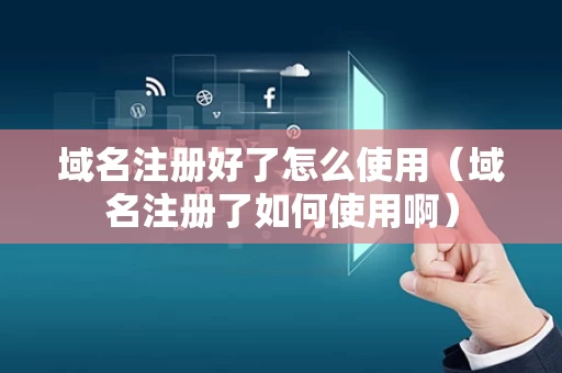 域名注册好了怎么使用（域名注册了如何使用啊）