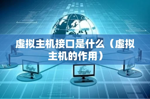 虚拟主机接口是什么（虚拟主机的作用）