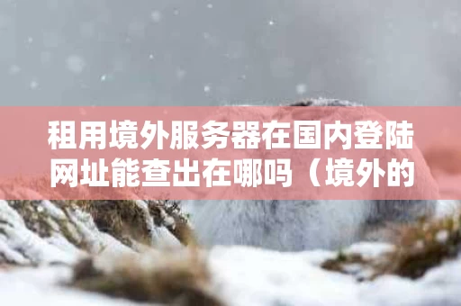 租用境外服务器在国内登陆网址能查出在哪吗（境外的服务器租用）