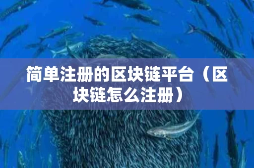 简单注册的区块链平台（区块链怎么注册）