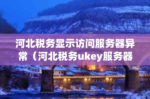 河北税务显示访问服务器异常（河北税务ukey服务器地址）