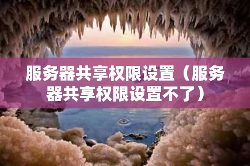 服务器共享权限设置（服务器共享权限设置不了）