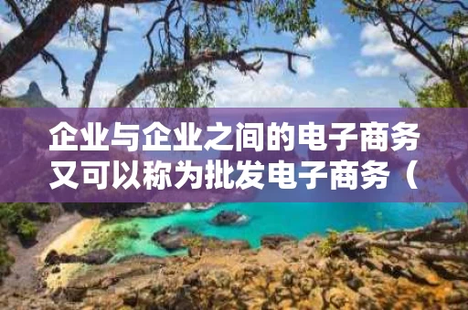 企业与企业之间的电子商务又可以称为批发电子商务（企业与企业之间的电子商务及英文缩写是）