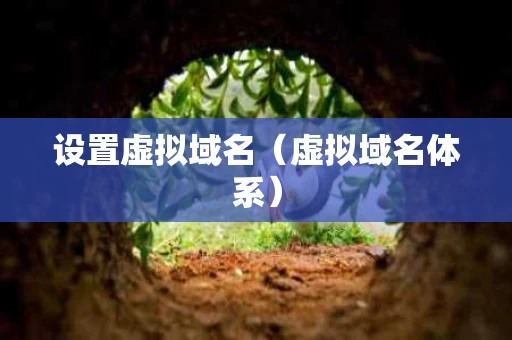 设置虚拟域名（虚拟域名体系）
