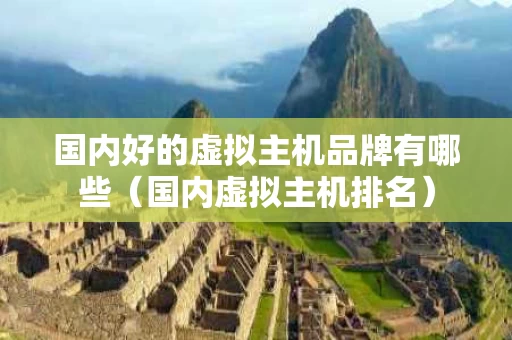 国内好的虚拟主机品牌有哪些（国内虚拟主机排名）