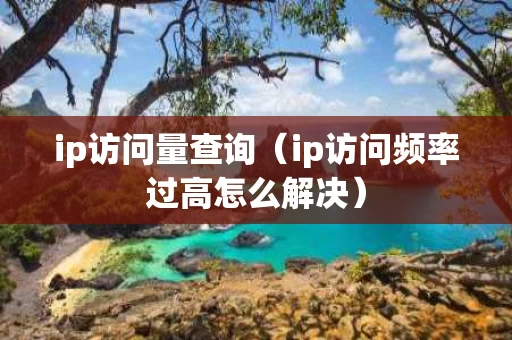 ip访问量查询（ip访问频率过高怎么解决）