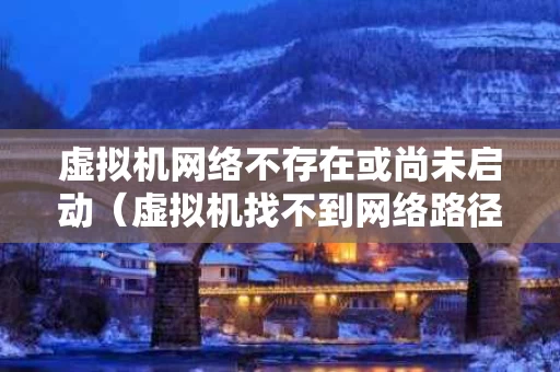 虚拟机网络不存在或尚未启动（虚拟机找不到网络路径）