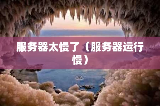 服务器太慢了（服务器运行慢）