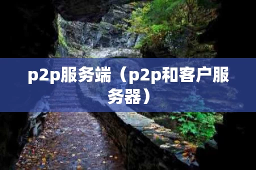 p2p服务端（p2p和客户服务器）