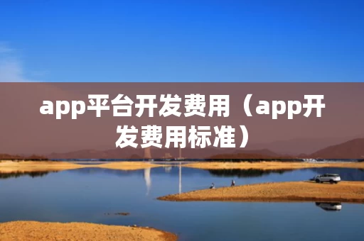 app平台开发费用（app开发费用标准）