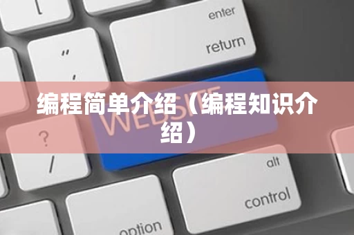 编程简单介绍（编程知识介绍）