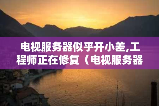 电视服务器似乎开小差,工程师正在修复（电视服务器似乎开小差了）