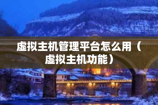 虚拟主机管理平台怎么用（虚拟主机功能）