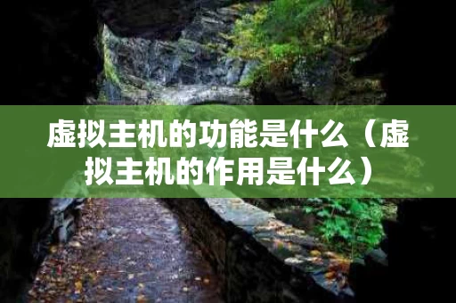 虚拟主机的功能是什么（虚拟主机的作用是什么）