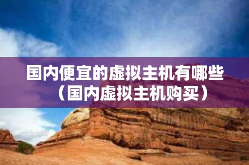 国内便宜的虚拟主机有哪些（国内虚拟主机购买）