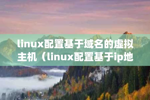 linux配置基于域名的虚拟主机（linux配置基于ip地址的虚拟主机）