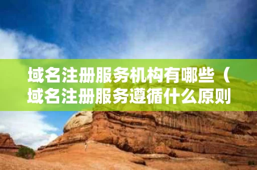 域名注册服务机构有哪些（域名注册服务遵循什么原则）