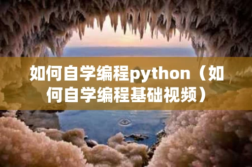 如何自学编程python（如何自学编程基础视频）