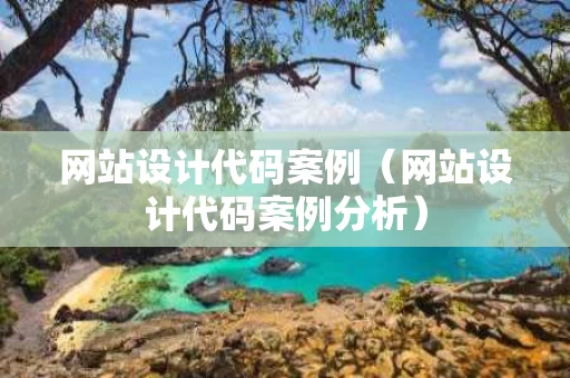 网站设计代码案例（网站设计代码案例分析）