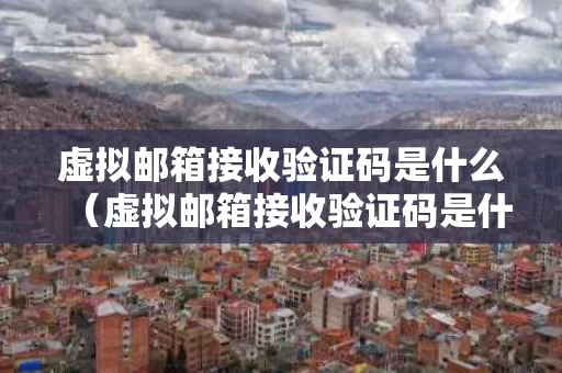 虚拟邮箱接收验证码是什么（虚拟邮箱接收验证码是什么意思）