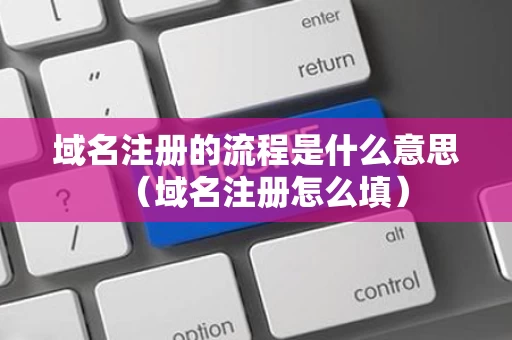 域名注册的流程是什么意思（域名注册怎么填）