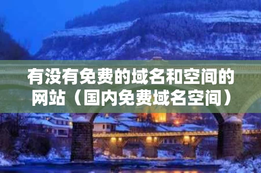 有没有免费的域名和空间的网站（国内免费域名空间）