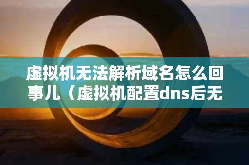 虚拟机无法解析域名怎么回事儿（虚拟机配置dns后无法解析域名）