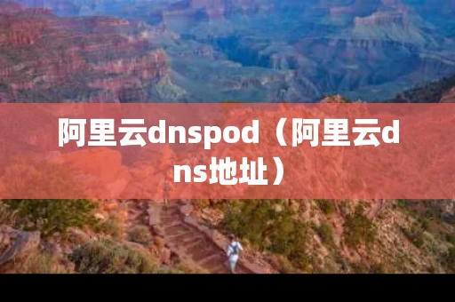 阿里云dnspod（阿里云dns地址）