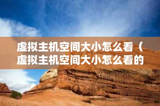虚拟主机空间大小怎么看（虚拟主机空间大小怎么看的）