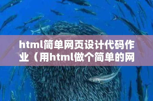html简单网页设计代码作业（用html做个简单的网页代码）