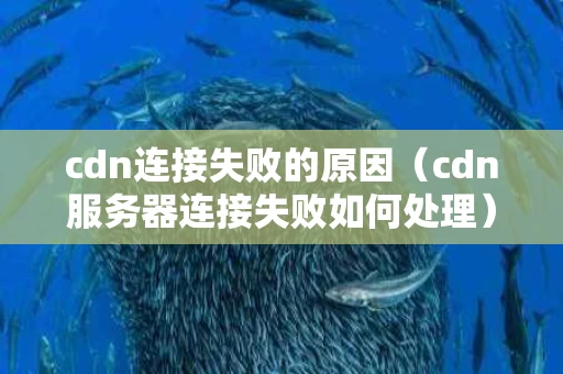 cdn连接失败的原因（cdn服务器连接失败如何处理）