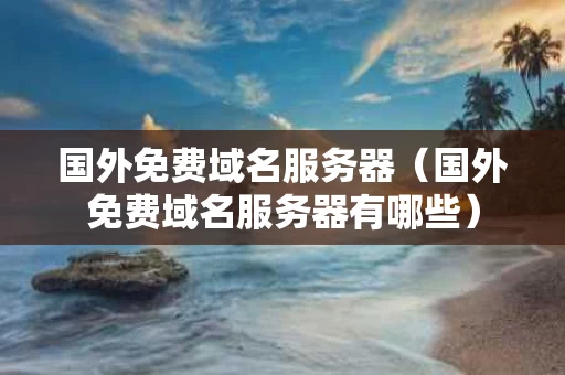国外免费域名服务器（国外免费域名服务器有哪些）