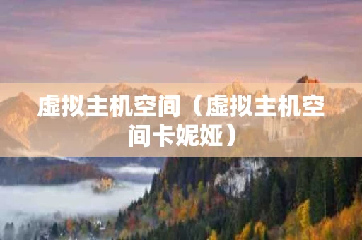 虚拟主机空间（虚拟主机空间卡妮娅）