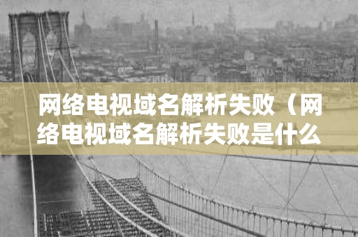网络电视域名解析失败（网络电视域名解析失败是什么意思）