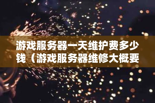 游戏服务器一天维护费多少钱（游戏服务器维修大概要多长时间）