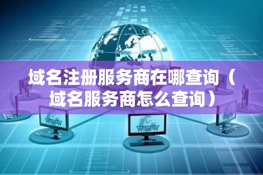 域名注册服务商在哪查询（域名服务商怎么查询）