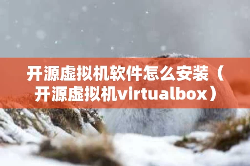 开源虚拟机软件怎么安装（开源虚拟机virtualbox）