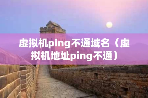 虚拟机ping不通域名（虚拟机地址ping不通）