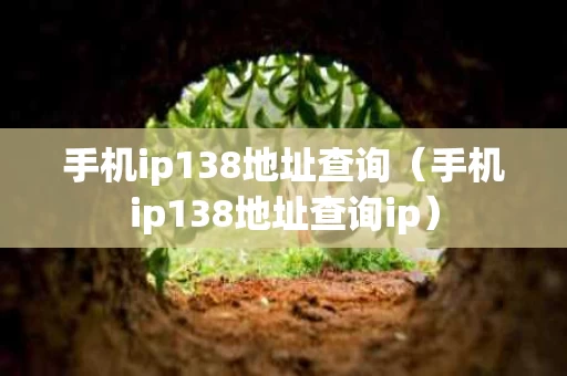 手机ip138地址查询（手机ip138地址查询ip）